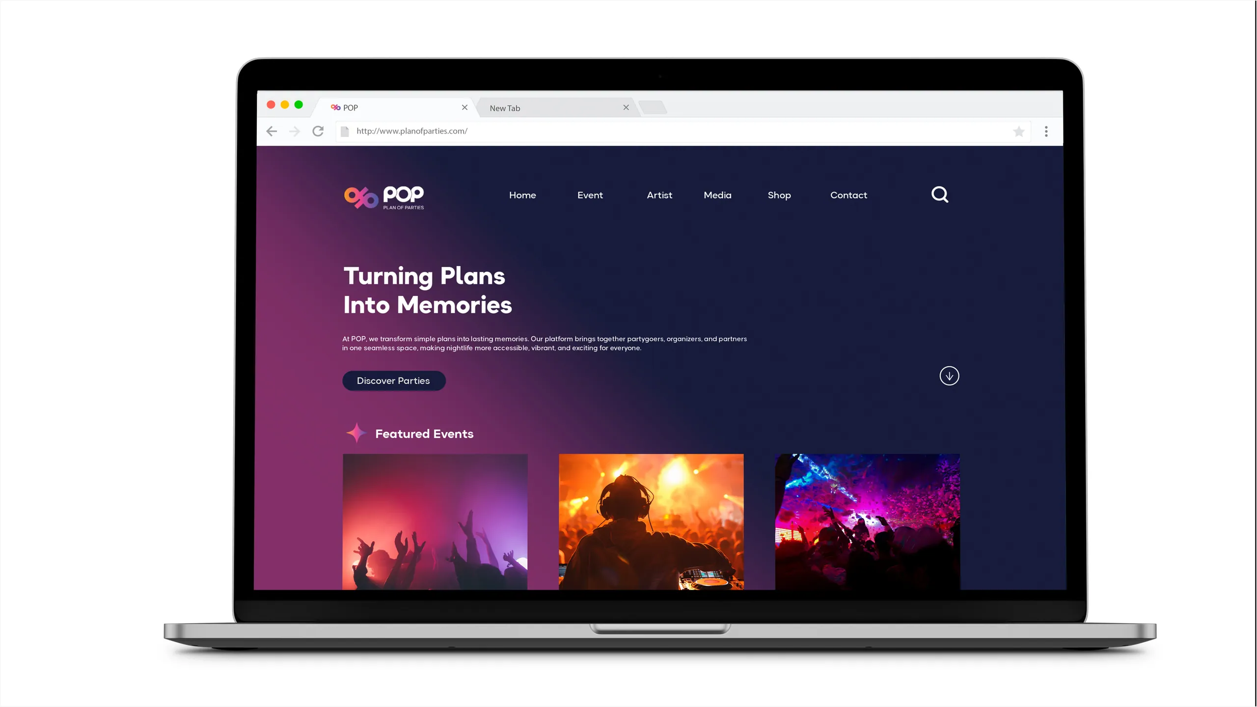 POP (Plan of Parties) brand identity 4
